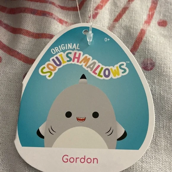 Squishmallows Gordon shark 7” stuffed plush - Picture 4 of 6
